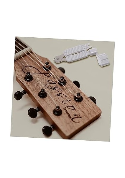 3'ü 1 Arada Gitar Teli Sarıcı Seti Akustik ve Elektrik Gitarlar Için Sarıcı ve Çektirici Açık Gri modelleri