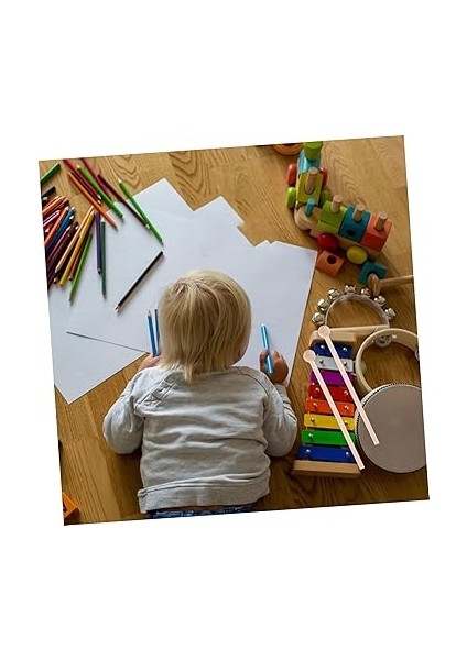 12ADET Ahşap Darbuka Çubukları Müzikal Perküsyon Araçları Için Ritim Geliştirme ve Müzik Eğitimi Için Uygun modelleri