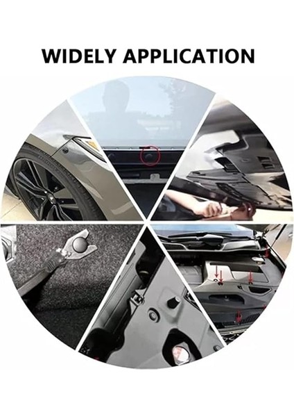 100 Adet Araba Gövde Trim Klipsleri, Araba Tutucu Klipsleri, Evrensel Oto Klipsleri Perçin Kesme Kelepçesi, Araba Kapısı Tampon Tutucu Klipsler Astar Sızdırmazlık Şeridi Sabit Klipsler fırsatları