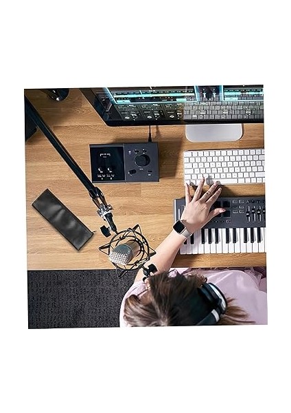 3 Adet Mikrofon Saklama Çantası Sırt Çanta Mikrafon Mikrofonu Mikrofon Çanta Kayıt Oyun Organizer Çanta Kablosuz Mikrofon Seyahat Için Mikrofon Kılıfı Mikrofon Sahibi Pu Black fırsatları