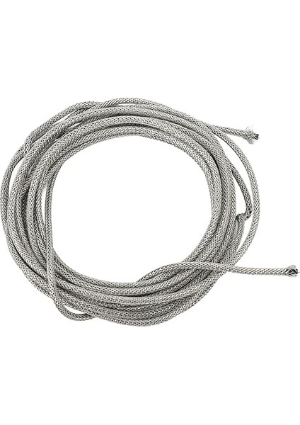 Premium Gitar Kalkan Kablosu - Uzunluğunda Örgülü Kalkan Tel - 22 Awg Teneke Bakır Açık Ses ve Gürültü Azaltma Gitar Aksesuarı