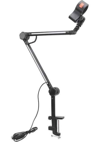 Oyun, Yayın, Podcast, Yayıncılık ve Kayıt Için Büyük Sönümleme Düğmesi, Metal Kol Standı, 22 Renk Modu ve Rgb Ortam Sahip Rgb Mikrofon Kol Standı