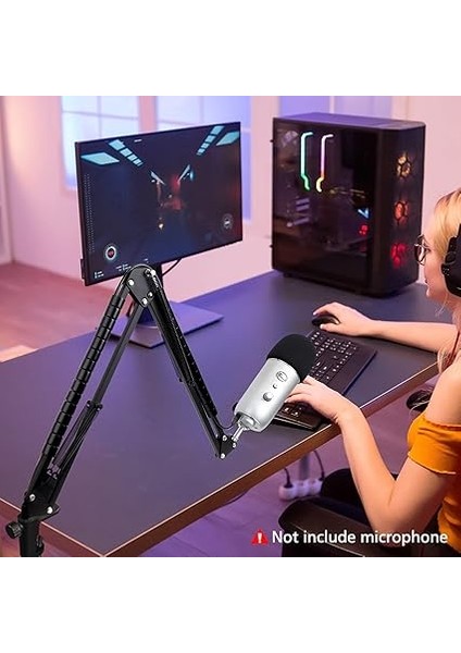 Blue Yeti Mikrofon Kolu, Pop Korumalı, Profesyonel Mikrofon Standı, Blue Yeti, Yeti Pro ve Yeti x Mikrofon Kolu ile Uyumlu fiyatları