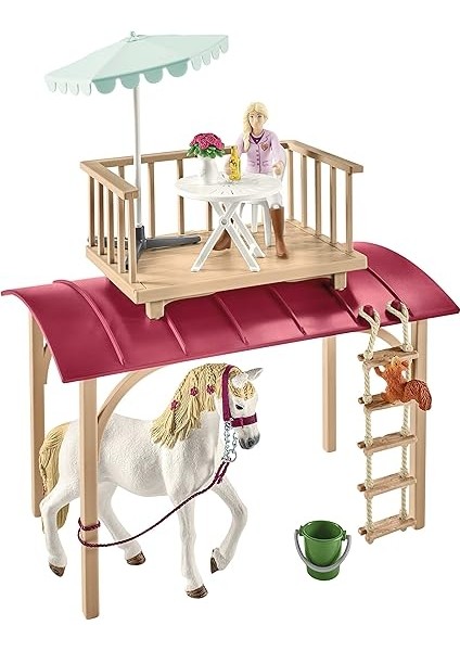 Horse Club 95-Parça Kız ve Erkek Çocuklar Için At Oyun Seti, Gizli Kulüp Toplantıları Için Kampçı Oyuncak Bebek ve At Oyuncaklarıyla Oyun Seti modelleri