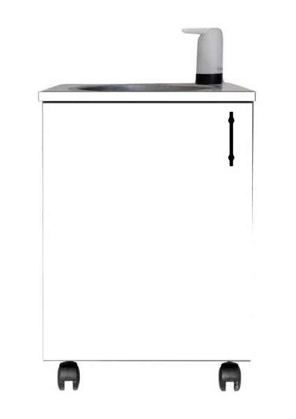 Mobil Seyyar Lavabo Ünitesi Fizyoterapist Kreş Yeni Yönetmeliğe Uygun Şarjlı Model