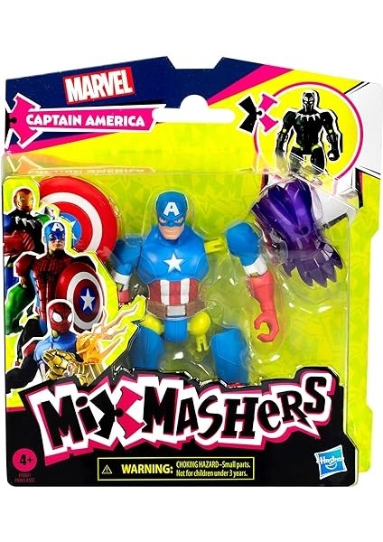 Marvel Captain America Avengers Karıştır ve Eşleştir Aksiyon Figürü ve Aksesuarları fiyatları