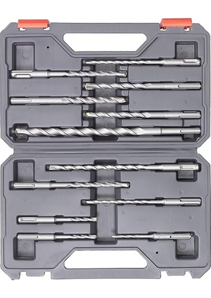 Sds-Plus Darbeli Matkap Seti, 12 Parçalı Taş ve Beton Matkap Seti, Plastik Çanta Içinde modelleri