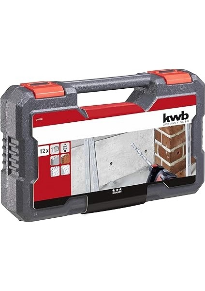 Sds-Plus Darbeli Matkap Seti, 12 Parçalı Taş ve Beton Matkap Seti, Plastik Çanta Içinde fırsatları