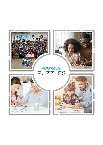 Kova Burcu Marvel Bulmaca Cast (3000 Parça Puzzle) - Resmen Lisanslı Marvel Mal ve Koleksiyon - Glare Free - Hassas Fit - Hemen Hemen Yok Dust Bulmaca - 32X45IN" fırsatları