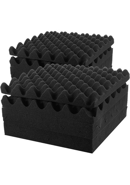 Ses Geçirmez Paneller 12 Paket Yangına Dayanıklı Akustik Emilim Polistiren Sünger Kayıt Ofisi Için