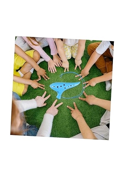 12 Delikli Müzik Aleti Başlangıç ​​seviyesi Rüzgarlı Oyuncak Plastik Flüt Geleneksel Çin Elde Taşınabilir Eğitici Rüzgarlı Çalgı fırsatları