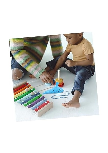 12 Delikli Müzik Aleti Başlangıç ​​seviyesi Rüzgarlı Oyuncak Plastik Flüt Geleneksel Çin Elde Taşınabilir Eğitici Rüzgarlı Çalgı indirimleri