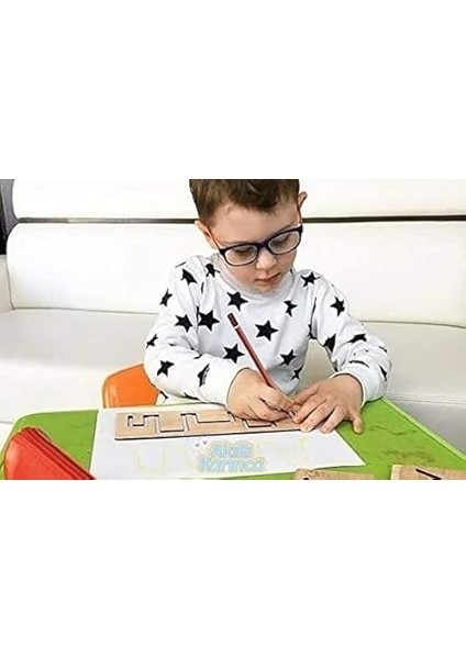 Karınca Ahşap Eğlenceli Çizim Kalıpları Eğitici Oyuncak fiyatları