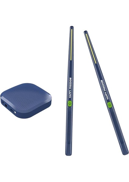 Elektronik Davul Çubukları B Davul Çubuğu 16D Hoparlör Dsp Seviye Ses Kartı Düşük Gecikmeli Taşınabil Elektrikli Ritim Davul Çubukları Yeni Başlayanlar Şkinler Profesyonel Davulcu Lacivert