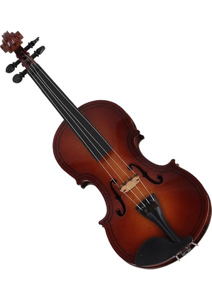 Mini Keman Modeli, Ev Ofis Dekoru Için Eşsiz Ahşap Zanaat Müzik Süsü Hediyesi, Tutucu ile Müzik Tutkunları Için Zarif Masa Dekorasyonu, Siyah Kılıf, Mezuniyet Için Harika, Doğum fiyatları