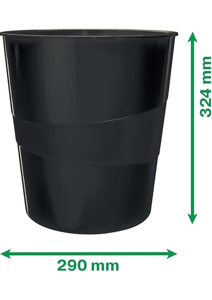 Recycle Cöp Kovası 15L Siyah fırsatları