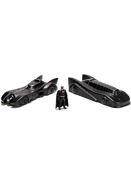 253215013, Batman 1989 Batmobile, Die-Cast Metal, Açılabilir Parçalar, 1:24 Ölçek, Batman Figürü, 20 Cm, 7 Cm, Serbest Tekerlekli fiyatları