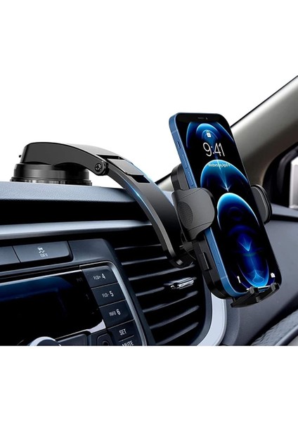 Otomatik Klipsli Araba Telefon Tutucu Ayarlanabilir Cam ve Torpido Için Yüksek Kalite Tutucu