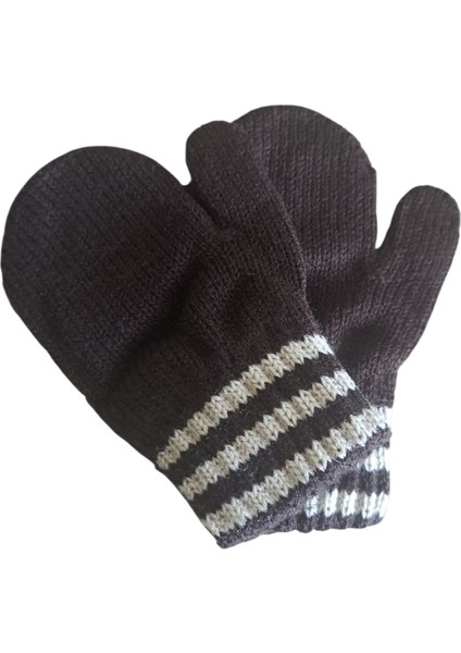 Parmaksız Erkek Bebe Eldiveni Lacivert Örgü Eldiven 0-3 Yaş fırsatları