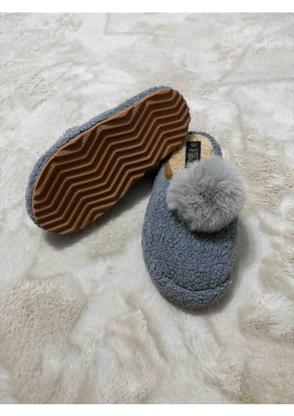 Ponponlu Kadın Terliği modelleri