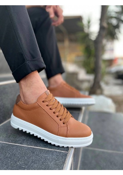 Drnds Kb-Dx2 Kuback Taba Deri Günlük Erkek Ayakkabı (Numara: 42)