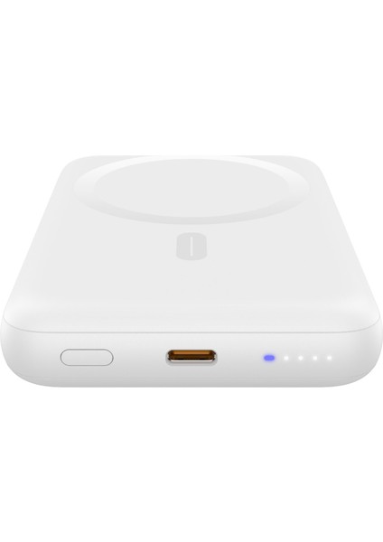 Magsafe Kablosuz Şarj Cihazı – 15W Hızlı Şarj Destekli Wireless Şarj Aleti, Manyetik Telefon Şarj Pedi, Type-C Girişli