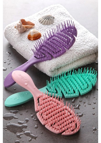 3 Boyutlu Saç Fırçası Elastik Kolay Tarama