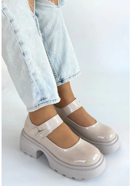 Drnds Siyat Bej Rugan Dolgu Topuk Oxford Ayakkabı (Numara: 37) modelleri