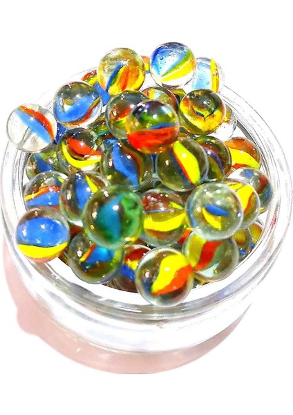100 Adet Karışık Renk Cam Misket Bilye Oyuncak Cam Bilya Gülle modelleri