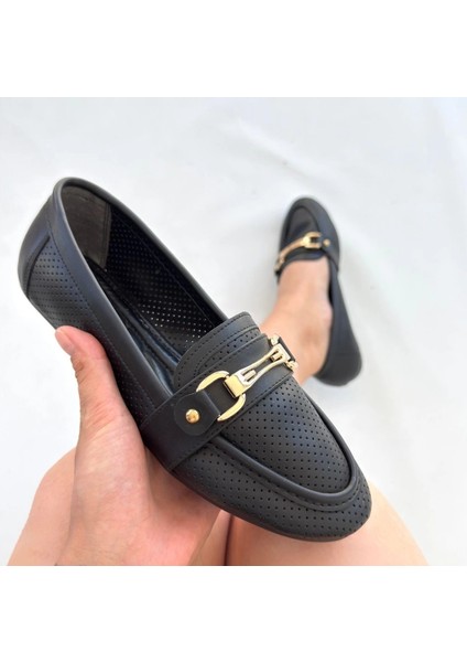 Drnds Rain Siyah Cilt Babet Ayakkabı (Numara: 38) fırsatları