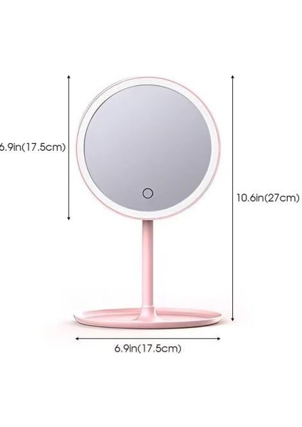 Mulvxurg URG02 LED Işıklı Dokunmatik Makyaj Aynası 3 Kademeli Işık Ayarlı (Mulvix) modelleri