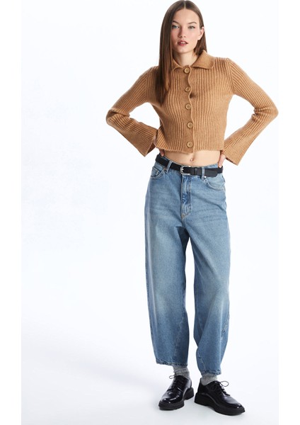 Yeni Sezon Straight Fit Kadın Jean Pantolon