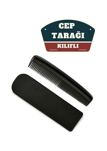 Turk Rodeo Kılıflı Karbon Cep Tarağı