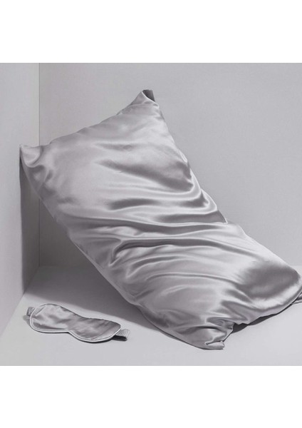Antibakteriyel Terletmeyen Ipek Saten Yastık Kılıfı 2'li 50X70 Gümüş fiyatları