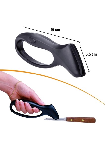 Dumles® Kolay Tutuş Saplı Paslanmaz Çelik Manuel Bıçak Bileme Aleti indirimleri