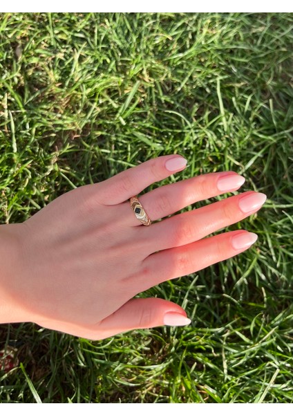 Talia Yeşil Taşlı Yüzük