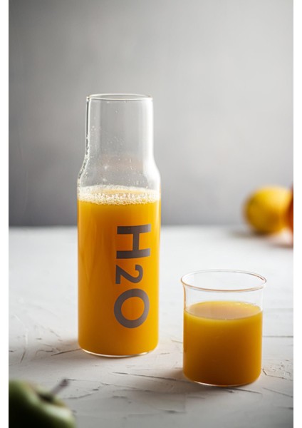 Borosilikat Cam Gri Başucu Sürahisi & Cam Sürahi * 600 ml modelleri