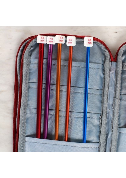 Çantalı Tunus Tığı ve Örgü Aksesuarları Seti fırsatları