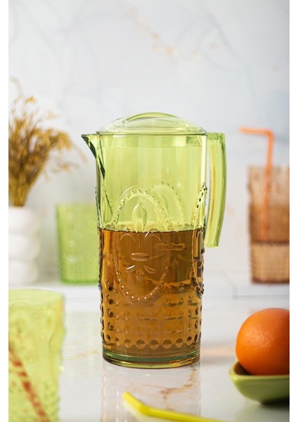 Akrilik Magic 2,3 Lt Yeşil Sürahi ( Cam Değildir !!! )