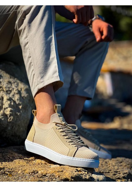 KB-112 Kuback Bej Triko Bağcıklı Günlük Erkek Ayakkabı fiyatları