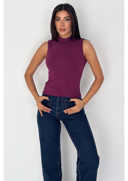 Kadın Kolsuz Boğazlı Basic Body – Sleek Core fiyatları