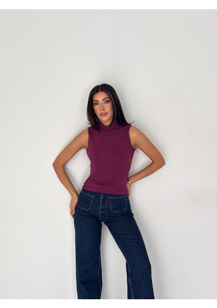 Kadın Kolsuz Boğazlı Basic Body – Sleek Core indirimleri