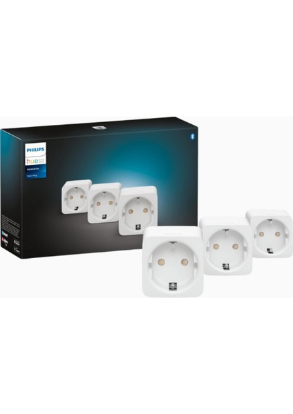 Hue Akıllı Priz,3’lü Paket, Beyaz