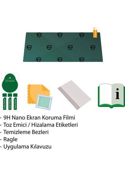 Peugeot 308 Prime / Allure (2022-2025) Uyumlu 10" Multimedya 9h Nano Ekran Koruyucu modelleri