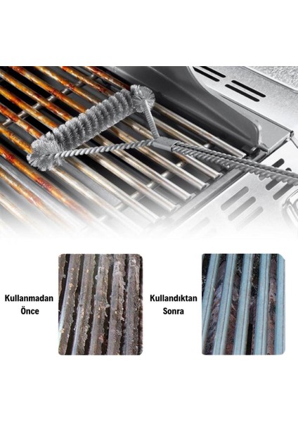 Barbekü Mangal Izgara Teli Temizlik Fırçası modelleri