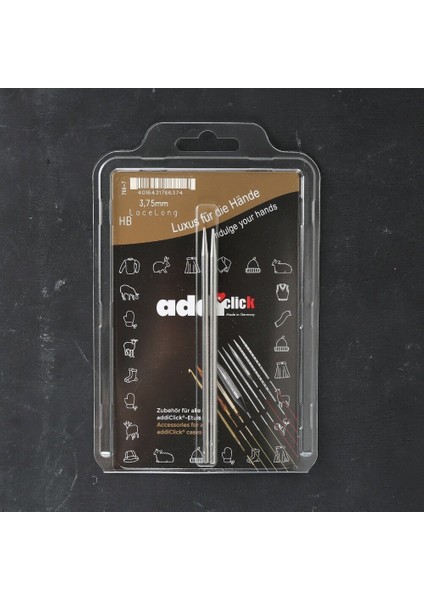 Addi Click 3.75MM 13CM Misinalı Dantel Şiş Ucu - 7