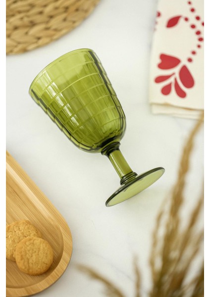 Allegra Koyu Yeşil 6’lı Kadeh Bardak Seti 750 ml Akrilik Malzeme - Cam Değildir Kırılmaya Dayanıklı modelleri