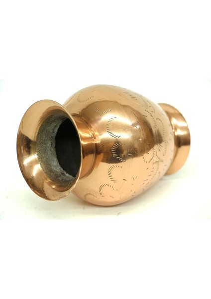 Vazo Düz Işlemeli Model Tamamı Pirinç Dekoratif Hediyelik modelleri