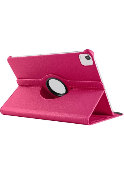 iPad Pro 11 2025 M5 Dönebilen Standlı Kılıf - Pembe Koyu