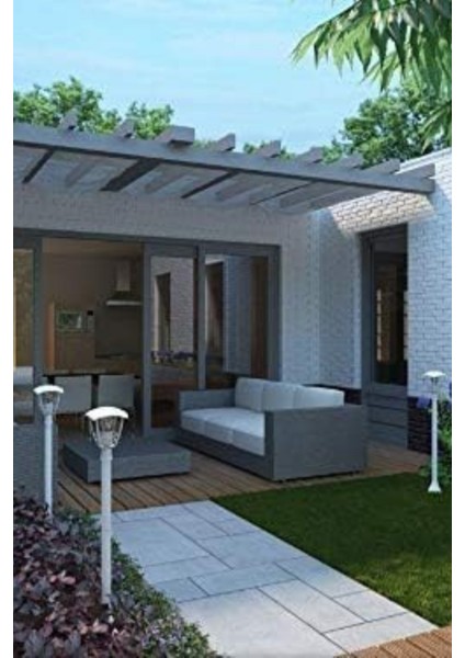 Mygarden Creek Bahçe Direk Lambası Beyaz modelleri